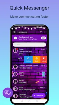 Color SMS android App screenshot 15